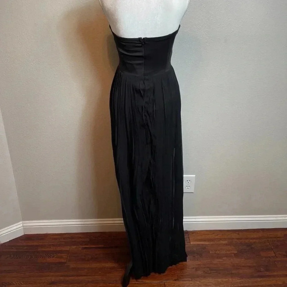 NWTS.‎ Sans Souci strapless pleated chiffon dress - Picture 4 of 12